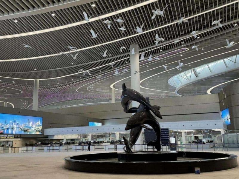 صالة مطار تشينغداو جياودونغ الدولي